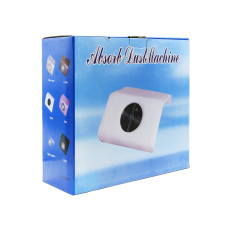 Manicure extractor hood 30 watts blue box, white color Manicure extractor hood 30 watts blue box, white color
