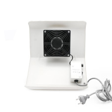 Manicure extractor hood 30 watts blue box, white color Manicure extractor hood 30 watts blue box, white color