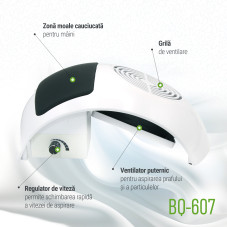 Aspirator praf BQ-607, 80W, Alb
