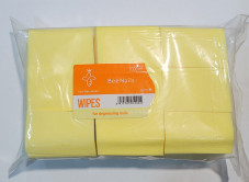Lint-free wipes Bee Nails 1000 pcs, yellow