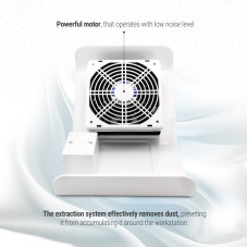 Plastic hood 858-2 , 80 watts, white color