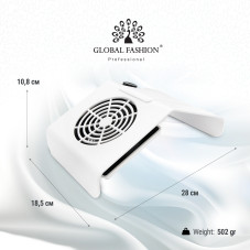 Plastic hood 858-2 , 80 watts, white color