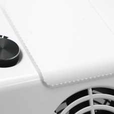 Plastic hood 858-2 , 80 watts, white color Plastic hood 858-2 , 80 watts, white color