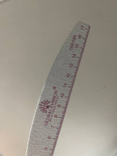 Пилочка для ногтей с линейкой, 150/150, pink, 1 шт