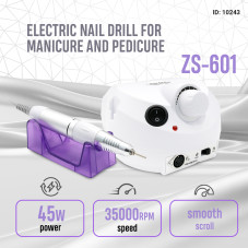 Manicure and pedicure machine 35000 rpm 45 watt ZS-601 white