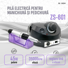 Pila electrica ZS-601, 45W, 35000 rpm - Black