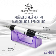 Pila electrica ZS-601, 45W, 35000 rpm - Black