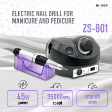 Manicure and pedicure machine 35000 rpm 65 watt ZS-601 black