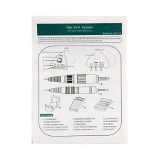 Manicure and pedicure machine 35000 rpm, ZS-711 white Manicure and pedicure machine 35000 rpm, ZS-711 white