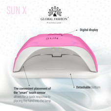 Nail drying lamp led/uv 54W Rainbow Sun X pink