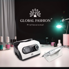 Pilă electrică pentru manichiură și pedichiură Global Fashion 50000 rpm 80W, ZS-717- Alb