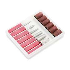 Manicure and pedicure machine 35000 rpm, 68w GF210, pink with gray Manicure and pedicure machine 35000 rpm, 68w GF210, pink with gray
