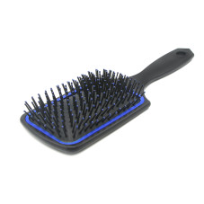 Square hair brush,  Black+Blue