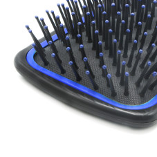 Square hair brush,  Black+Blue