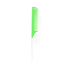 Расческа с металлическим хвостиком, зелёный цвет