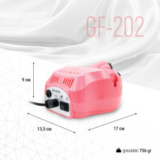 Pilă electrică pentru manichiură și pedichiură Global Fashion GF-202, 35000 rpm, 65 watt