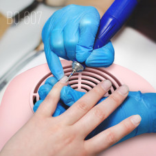 Manicure extractor 80W, BQ-607, color pink