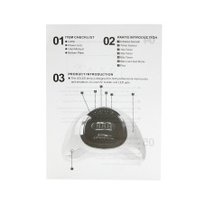 Lampa unghii Sun3Plus, Led/UV, 54W,Albastra