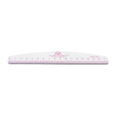 Pilă pentru unghii cu riglă, 120/150, pink, 1 buc