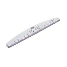 Nail file with ruler, 180/240, black, 1 piece