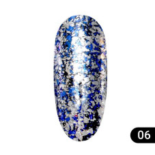 Втирка для нігтів Diamond Foil, Global Fashion 06