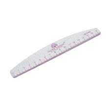 Nail file with ruler, 180/240, pink, 1 piece