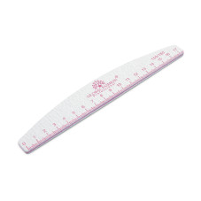 Nail file with ruler, 150/150, pink, 1 piece