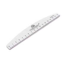Nail file with ruler, 120/150, black, 1 pc