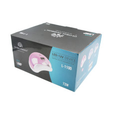 Lampa LED/UV L-1100 pentru manichiura, Global Fashion, 72W, activare cu senzori, argintie Lampa LED/UV L-1100 pentru manichiura, Global Fashion, 72W, activare cu senzori, argintie