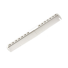 Short aluminum comb, silver