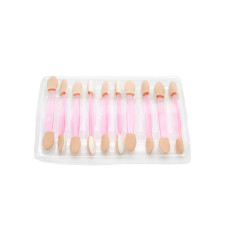 Set 10 aplicatoare fard de pleoape, Global Fashion, culoare roz