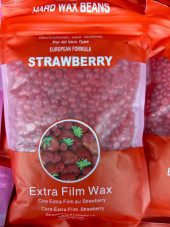 Depilatory wax Extra Film Wax 100 gr, Strawberry