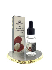 Dry cuticle oil with pipette with lychee aroma, Global Fashion, 15 ml