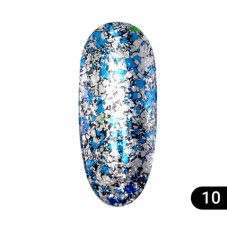Втирка для ногтей Diamond Foil, Global Fashion 10