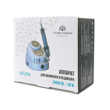 Manicure and pedicure machine 35000 rpm, 68w GF210, white with gray Manicure and pedicure machine 35000 rpm, 68w GF210, white with gray