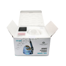 Manicure and pedicure machine 35000 rpm, 68w GF210, white with gray Manicure and pedicure machine 35000 rpm, 68w GF210, white with gray