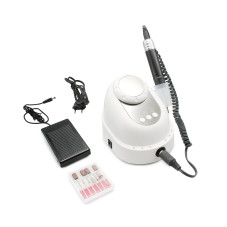 Manicure and pedicure machine 35000 rpm, 68w GF210, white with gray