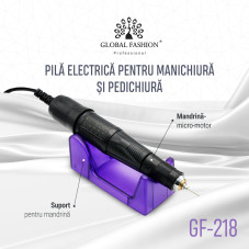 Freza electrica profesionala, GF-218, Global Fashion, 65W, 45000 rpm