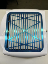 Вытяжка маникюрная (пылесос) с фильтром, 80W, 858-16, white-blue