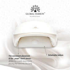 Лампа для ногтей Led/uv 68W Global Fashion S6, white Лампа для ногтей Led/uv 68W Global Fashion S6, white