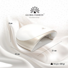 Лампа для ногтей Led/uv 68W Global Fashion S6, white Лампа для ногтей Led/uv 68W Global Fashion S6, white