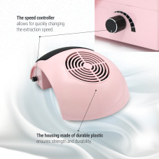 Manicure extractor 80W, BQ-607, color pink