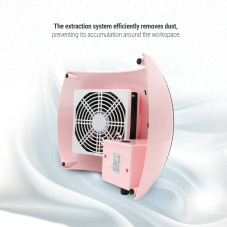 Manicure extractor 80W, BQ-607, color pink