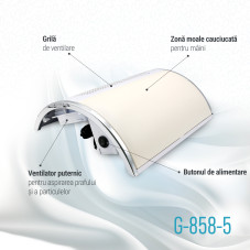 Aspirator praf unghii 858-5, 60W