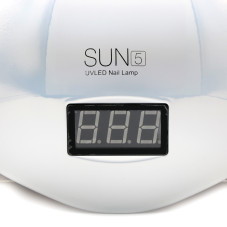 Nail lamp Led/Uv Sun 5 plus 48 W silver