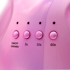 Lampă profesională de unghii LED/UV, Sun-1, 48W, pink