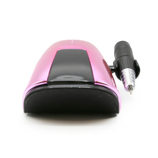 Manicure and pedicure machine, battery-powered, 35000 rpm, 45W, JF-201, pink