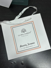 Бумажный пакет Global Fashion большой 29*26 cm, white