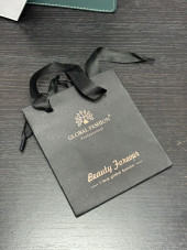 Бумажный пакет Global Fashion маленький 16*14 cm, black
