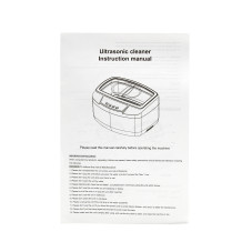 Ultrasonic washer SU-767, 180W, 2500 ml